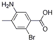 5-Amino-2-bromo-4-methylbenzoic acid Structure,745048-63-9Structure