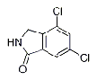 1H-isoindol-1-one,4,6-dichloro-2,3-dihydro-Structure,74572-30-8Structure 1H-isoindol-1-one,4,6-dichloro-2,3-dihydro- Structure,74572-30-8Structure