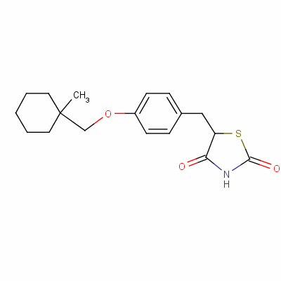 環(huán)格列酮結(jié)構式_74772-77-3結(jié)構式