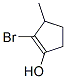 1-Cyclopenten-1-ol, 2-bromo-3-methyl-Structure,749835-55-0Structure 1-Cyclopenten-1-ol, 2-bromo-3-methyl- Structure,749835-55-0Structure