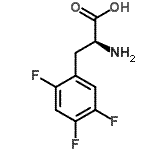 L-2,4,5-三氟苯基丙氨酸結構式_749847-57-2結構式