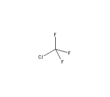 Trifluoromethyl chloride Structure,75-72-9Structure
