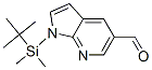 1H-Pyrrolo[2,3-b]pyridine-5-carboxaldehyde, 1-[(1,1-dimethylethyl)dimethylsilyl]- Structure,754214-46-5Structure