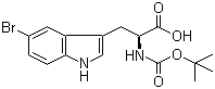Boc-5-bromo-l-tryptophanStructure,75816-20-5Structure Boc-5-bromo-l-tryptophan Structure,75816-20-5Structure