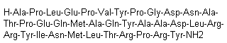 Pancreatic polypeptide(human) Structure,75976-10-2Structure