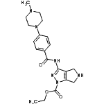 1-乙基氧基羰基-3-[4-(4-甲基-1-哌嗪)-苯甲?；被鵠-5,6-二氫-吡咯并[3,4-c]吡唑結(jié)構(gòu)式_761443-50-9結(jié)構(gòu)式