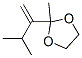 1,3-Dioxolane, 2-methyl-2-(2-methyl-1-methylenepropyl)-Structure,7634-83-5Structure 1,3-Dioxolane, 2-methyl-2-(2-methyl-1-methylenepropyl)- Structure,7634-83-5Structure