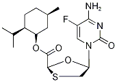 5-氟ent-拉米夫定酸D-薄荷醇酯結(jié)構(gòu)式_764659-79-2結(jié)構(gòu)式