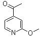 1-(2-甲氧基-4-吡啶)乙酮結(jié)構(gòu)式_764708-20-5結(jié)構(gòu)式