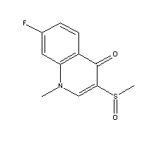 7-Fluoro-1-methyl-3-(methylsulfinyl)quinolin-4(1h)-oneStructure,76568-02-0Structure 7-Fluoro-1-methyl-3-(methylsulfinyl)quinolin-4(1h)-one Structure,76568-02-0Structure