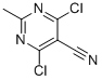 4,6-Dichloro-2-methylpyrimidine-5-carbonitrile Structure,76574-36-2Structure