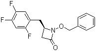 (4R)-1-(苯基甲氧基)-4-[(2,4,5-三氟苯基)甲基]-2-氮雜啶酮結(jié)構(gòu)式_767352-30-7結(jié)構(gòu)式