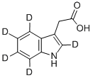 吲哚乙酸-D5結(jié)構(gòu)式_76937-78-5結(jié)構(gòu)式