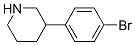 Piperidine, 3-(4-bromophenyl)- Structure,769944-72-1Structure