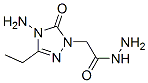 1H-1,2,4-triazole-1-aceticacid,4-amino-3-ethyl-4,5-dihydro-5-oxo-,hydrazide(9ci)Structure,773862-56-9Structure 1H-1,2,4-triazole-1-aceticacid,4-amino-3-ethyl-4,5-dihydro-5-oxo-,hydrazide(9ci) Structure,773862-56-9Structure