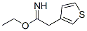 2-Thiophen-3-ylacetimidic acid ethyl esterStructure,777029-08-0Structure 2-Thiophen-3-ylacetimidic acid ethyl ester Structure,777029-08-0Structure