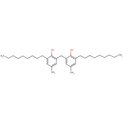 Phenol, 2,2-methylenebis[4-methyl-6-nonyl-Structure,7786-17-6Structure Phenol, 2,2-methylenebis[4-methyl-6-nonyl- Structure,7786-17-6Structure