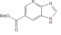 1H-imidazo4,5-bpyridine-6-carboxylic acid,methyl esterStructure,77862-95-4Structure 1H-imidazo4,5-bpyridine-6-carboxylic acid,methyl ester Structure,77862-95-4Structure