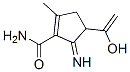 1-Cyclopentene-1-carboxamide, 4-(1-hydroxyethenyl)-5-imino-2-methyl-Structure,779269-60-2Structure 1-Cyclopentene-1-carboxamide, 4-(1-hydroxyethenyl)-5-imino-2-methyl- Structure,779269-60-2Structure