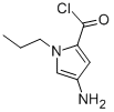 1H-pyrrole-2-carbonyl chloride, 4-amino-1-propyl-(9ci)Structure,780034-31-3Structure 1H-pyrrole-2-carbonyl chloride, 4-amino-1-propyl-(9ci) Structure,780034-31-3Structure