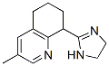 Quinoline, 8-(4,5-dihydro-1h-imidazol-2-yl)-5,6,7,8-tetrahydro-3-methyl- (9ci)Structure,782394-95-0Structure Quinoline, 8-(4,5-dihydro-1h-imidazol-2-yl)-5,6,7,8-tetrahydro-3-methyl- (9ci) Structure,782394-95-0Structure