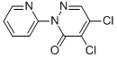 4,5-Dichloro-2-(pyridin-2-yl)pyridazin-3(2H)-oneStructure,78389-19-2Structure 4,5-Dichloro-2-(pyridin-2-yl)pyridazin-3(2H)-one Structure,78389-19-2Structure