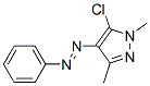 5-Chloro-1,3-dimethyl-4-(2-phenyldiaz-1-enyl)-1H-pyrazoleStructure,78431-21-7Structure 5-Chloro-1,3-dimethyl-4-(2-phenyldiaz-1-enyl)-1H-pyrazole Structure,78431-21-7Structure