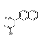 (R)-3-氨基-3-(2-萘)-丙酸結(jié)構(gòu)式_786637-72-7結(jié)構(gòu)式