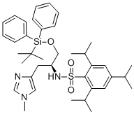 Nα-(2,4,6-Triisopropylbenzenesulfonyl)-O-(tert-butyldiphenylsilyl)-pros-methyl-L-histidinolStructure,787554-04-5Structure Nα-(2,4,6-Triisopropylbenzenesulfonyl)-O-(tert-butyldiphenylsilyl)-pros-methyl-L-histidinol Structure,787554-04-5Structure