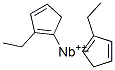 二氯(H5-2,4-環(huán)戊二烯-1-基)[(1,2,3,4,5-H)-1-(1,1-二甲基乙基)-2,4-環(huán)戊二烯-1-基]-鈮結(jié)構(gòu)式_78885-50-4結(jié)構(gòu)式