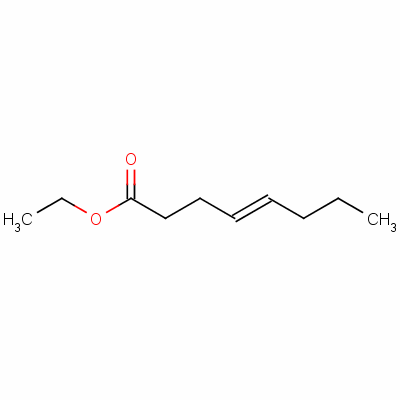 反式-4-辛酸乙酯結(jié)構(gòu)式_78989-37-4結(jié)構(gòu)式