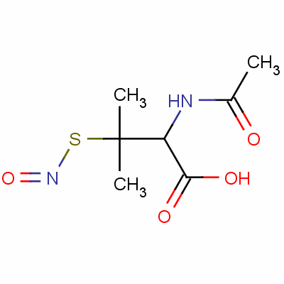 N-Acetyl-3-(Nitrosothio)-D-ValineStructure,79032-48-7Structure N-Acetyl-3-(Nitrosothio)-D-Valine Structure,79032-48-7Structure
