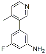 3-Fluoro-5-(4-methylpyridin-3-yl)anilineStructure,791644-60-5Structure 3-Fluoro-5-(4-methylpyridin-3-yl)aniline Structure,791644-60-5Structure