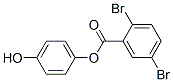 Benzoic acid, 2,5-dibromo-, 4-hydroxyphenyl esterStructure,791796-06-0Structure Benzoic acid, 2,5-dibromo-, 4-hydroxyphenyl ester Structure,791796-06-0Structure