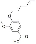 4-Hexyloxy-3-methoxy-benzoic acid Structure,79294-58-9Structure
