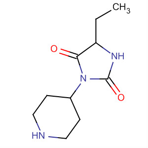 2,4-Imidazolidinedione,5-ethyl-3-(4-piperidinyl)-(9ci)Structure,795310-49-5Structure 2,4-Imidazolidinedione,5-ethyl-3-(4-piperidinyl)-(9ci) Structure,795310-49-5Structure