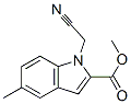 1H-indole-2-carboxylicacid,1-(cyanomethyl)-5-methyl-,methylester(9ci)Structure,796069-31-3Structure 1H-indole-2-carboxylicacid,1-(cyanomethyl)-5-methyl-,methylester(9ci) Structure,796069-31-3Structure