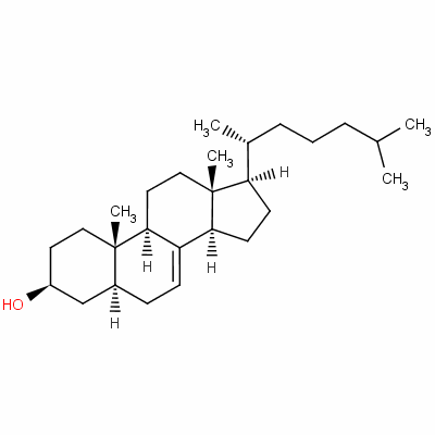 (3b,5a)-Cholest-7-en-3-olStructure,80-99-9Structure (3b,5a)-Cholest-7-en-3-ol Structure,80-99-9Structure