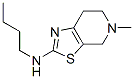 (8CI)-2-(丁基氨基)-4,5,6,7-四氫-5-甲基-噻唑并[5,4-c]吡啶結(jié)構(gòu)式_801171-81-3結(jié)構(gòu)式