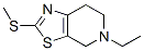 (8CI)-5-乙基-4,5,6,7-四氫-2-(甲基硫代)-噻唑并[5,4-c]吡啶結(jié)構(gòu)式_801196-75-8結(jié)構(gòu)式
