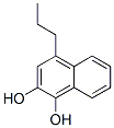 1,2-Naphthalenediol, 4-propyl-(9ci)Structure,80280-92-8Structure 1,2-Naphthalenediol, 4-propyl-(9ci) Structure,80280-92-8Structure