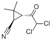 反式-(9ci)-3-(二氯乙?；?-2,2-二甲基-環(huán)丙烷甲腈結(jié)構(gòu)式_80345-45-5結(jié)構(gòu)式