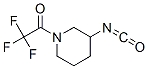 3-異氰酸基-1-(三氟乙酰)哌啶結(jié)構(gòu)式_80591-41-9結(jié)構(gòu)式