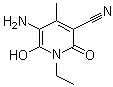 3-Pyridinecarbonitrile, 5-amino-1-ethyl-1,2-dihydro-6-hydroxy-4-methyl-2-oxo-Structure,80749-15-1Structure 3-Pyridinecarbonitrile, 5-amino-1-ethyl-1,2-dihydro-6-hydroxy-4-methyl-2-oxo- Structure,80749-15-1Structure