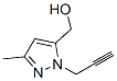1H-pyrazole-5-methanol, 3-methyl-1-(2-propynyl)-(9ci)Structure,82235-71-0Structure 1H-pyrazole-5-methanol, 3-methyl-1-(2-propynyl)-(9ci) Structure,82235-71-0Structure