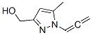 1H-pyrazole-3-methanol, 5-methyl-1-(1,2-propadienyl)-(9ci)Structure,82235-72-1Structure 1H-pyrazole-3-methanol, 5-methyl-1-(1,2-propadienyl)-(9ci) Structure,82235-72-1Structure