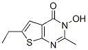 (9CI)-6-乙基-3-羥基-2-甲基-噻吩并[2,3-d]嘧啶-4(3H)-酮結(jié)構(gòu)式_823233-87-0結(jié)構(gòu)式