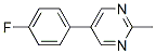 Pyrimidine, 5-(4-fluorophenyl)-2-methyl- (9ci)Structure,82525-21-1Structure Pyrimidine, 5-(4-fluorophenyl)-2-methyl- (9ci) Structure,82525-21-1Structure