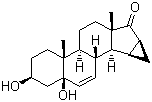 (3b,5b,15a,16a)-15,16-二氫-3,5-二羥基-3’H-環(huán)丙并[15,16]雄甾-6,15-二烯-17-酮結(jié)構(gòu)式_82543-15-5結(jié)構(gòu)式