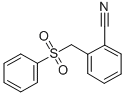2-(Phenylsulfonylmethyl)benzonitrileStructure,82651-72-7Structure 2-(Phenylsulfonylmethyl)benzonitrile Structure,82651-72-7Structure